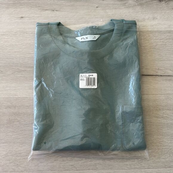 FLX Solace Short Sleeve Top XL Seafoam Green NWT IN PACKAGE - Picture 8 of 9
